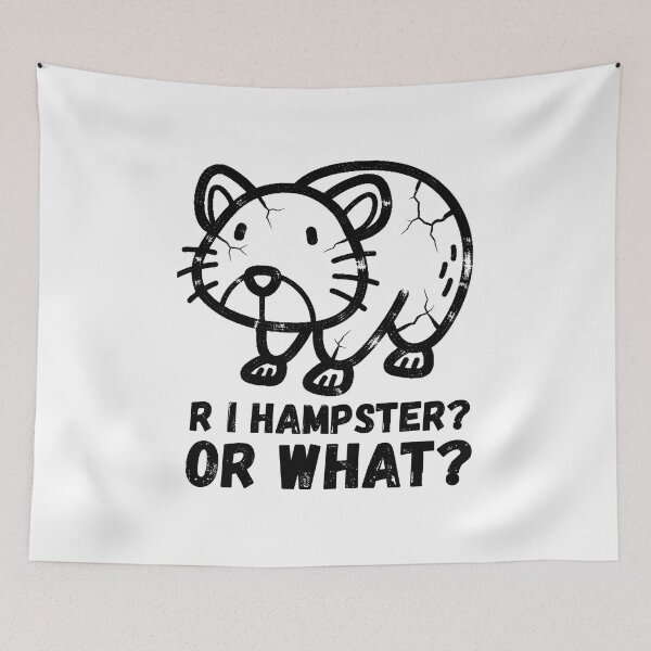 Item preview, Hamster Or What Funny Chaos gift designed and sold by CleanDecor.