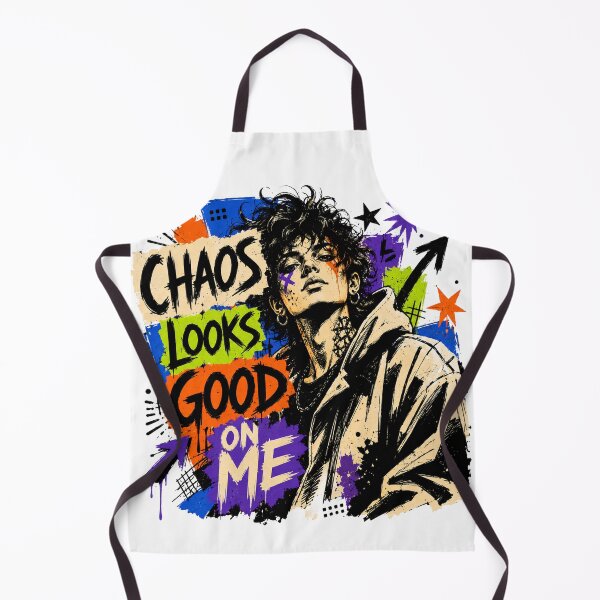 Item preview, Chaos Looks Good On Me Portrait Graphic designed and sold by moxivra.