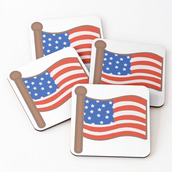 Item preview, American Waving Flag on Wooden Pole Patriotic Holiday Vector Clipart⁠ designed and sold by Teenidesign .