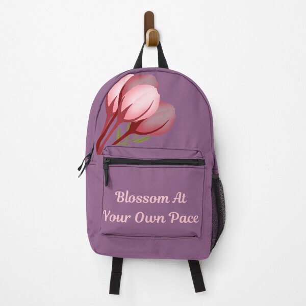 Item preview, Blossom At Your Own Pace | Inspirational Floral Affirmation designed and sold by MysticPurpleHue.