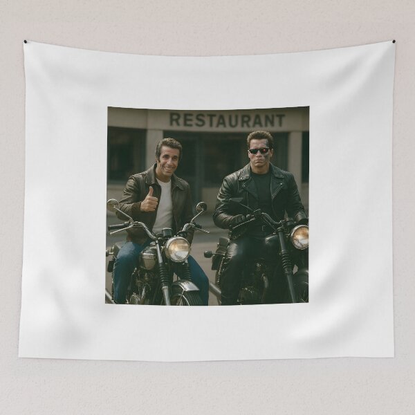 Item preview, The Fonz and the Terminator designed and sold by WiseBow.