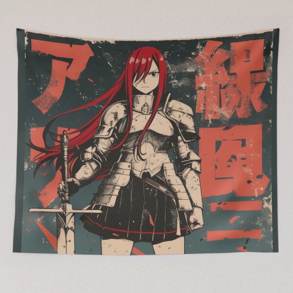 Item preview, Red Hair Baddie Battle Ready  designed and sold by AnimeArsenalPrints.