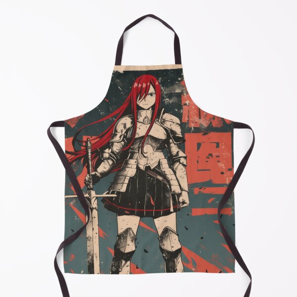 Item preview, Red Hair Baddie Battle Ready  designed and sold by AnimeArsenalPrints.