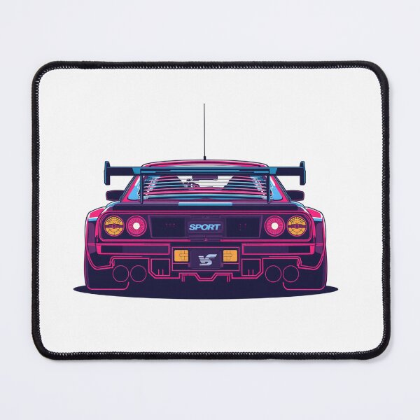 Item preview, Retro 80s Synthwave Sports Car Sticker designed and sold by Gulele7.