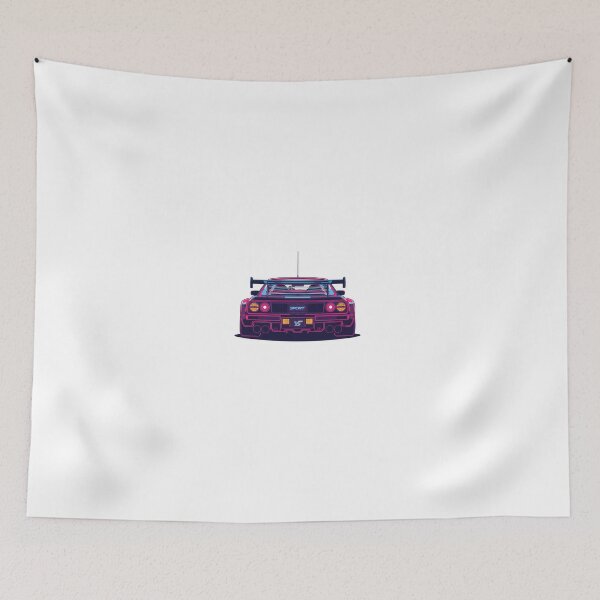 Item preview, Retro 80s Synthwave Sports Car Sticker designed and sold by Gulele7.