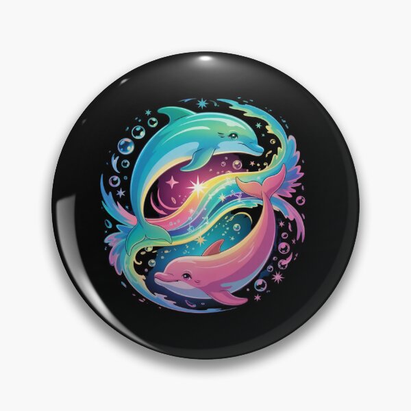 Item preview, Dolphin Colorful Sea Ocean Animal Dolphin  designed and sold by ZACK ART.