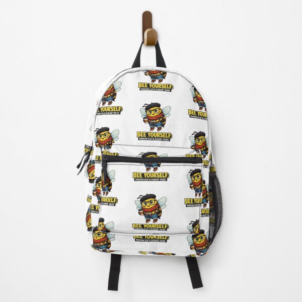 Item preview, Oscar Wilde Inspired Hipster Bumble Bee | Bee Yourself Everyone Else Is Already Taken | Cute Kawaii Bee Cartoon Sticker designed and sold by Donsean22.