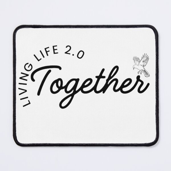 Item preview, Living Life 2.0 Together_Blk designed and sold by ekemarket.