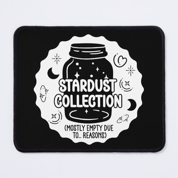 Item preview, Stardust Collection Mostly Empty - Funny Celestial Mason Jar Badge designed and sold by the-Z3nith.