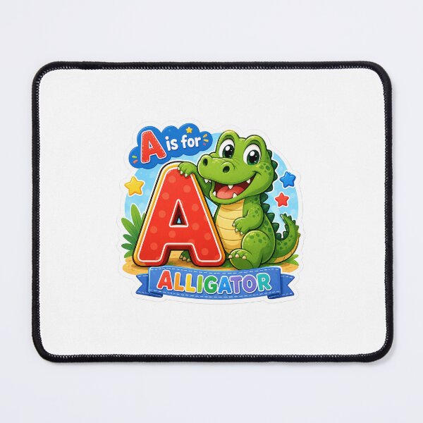 Item preview, A is for Alligator Cute Animal Alphabet designed and sold by tommytvkids.