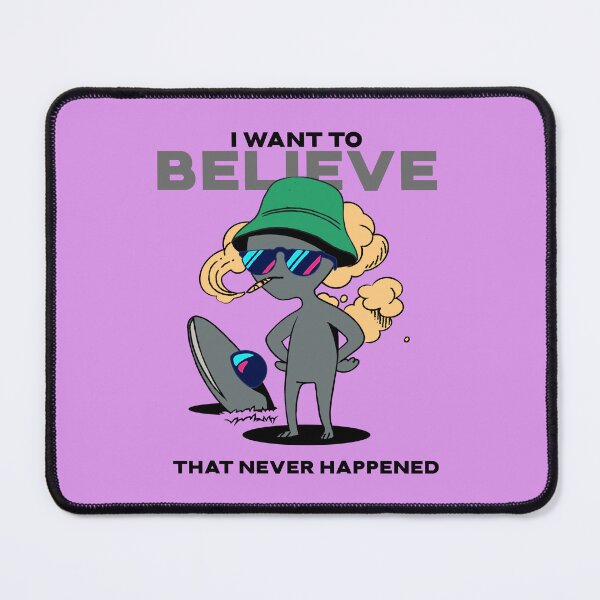 Item preview, I WANT TO BELIEVE THAT NEVER HAPPENED | DISCLOSURE FILES HUMOR SERIES — CRASH SITE EDITION designed and sold by WitLounge.