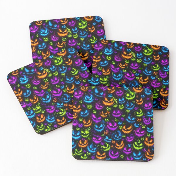 Item preview, Spooky Neon Halloween Ghosts designed and sold by SerenEcho.