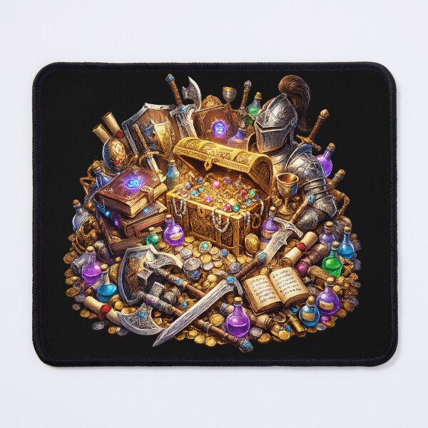 Item preview, Legendary RPG Loot Hoard: Epic Fantasy Gamer Treasure designed and sold by krish-prints.