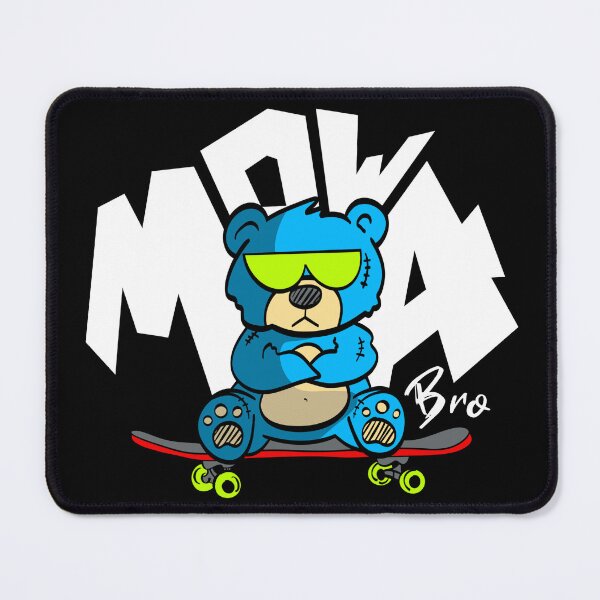 Item preview, Mowa Bro White Cool Teddy Bear Telugu Meme Design designed and sold by America Mowa.