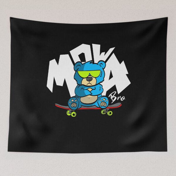Item preview, Mowa Bro White Cool Teddy Bear Telugu Meme Design designed and sold by America Mowa.