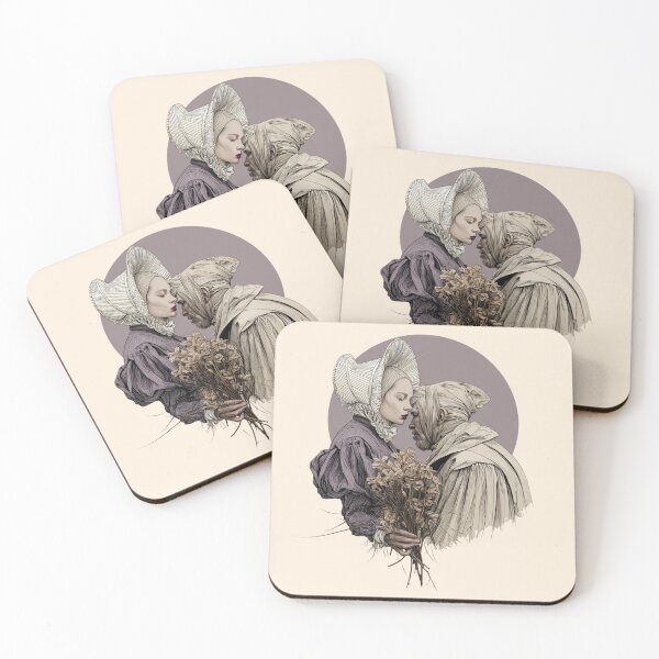 Item preview, Gothic Romance Art Vintage Victorian Couple Celestial Purple Moon designed and sold by MiratiZema.