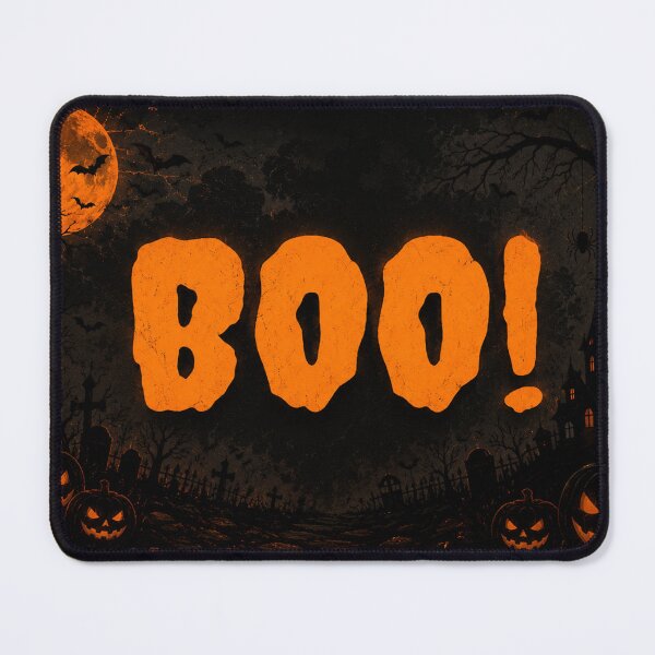 Item preview, BOO! Haunted Halloween Night Spooky Vintage designed and sold by Fei Long Design Hub.