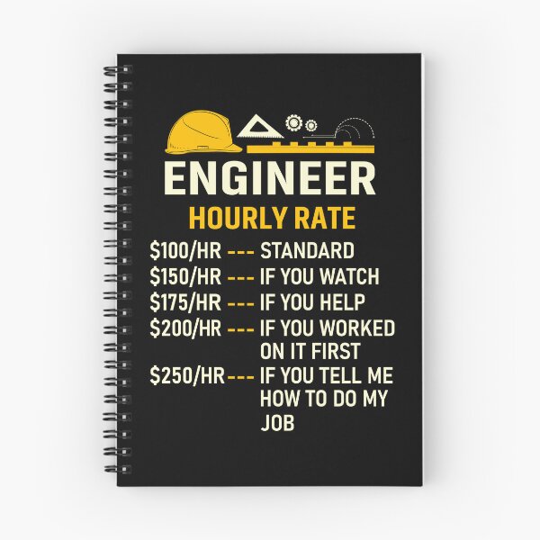 Item preview, Engineer Hourly Rate designed and sold by mybegoniatee.