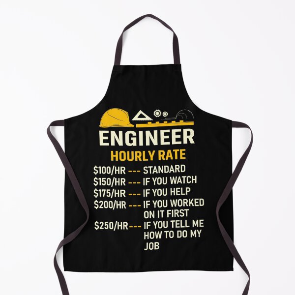 Item preview, Engineer Hourly Rate designed and sold by mybegoniatee.