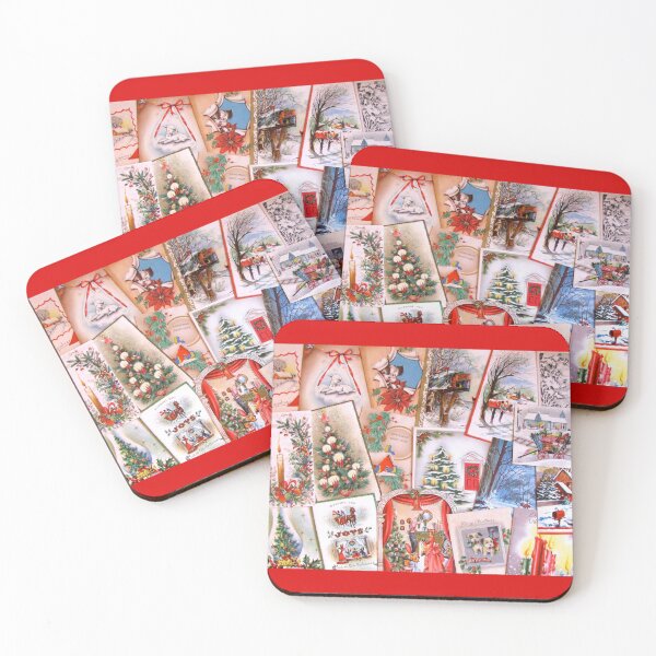Item preview, Vintage Christmas Cards 1 designed and sold by collageDP.