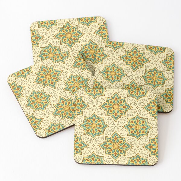 Item preview, Moroccan Star Garden Pattern designed and sold by Myra365Art.