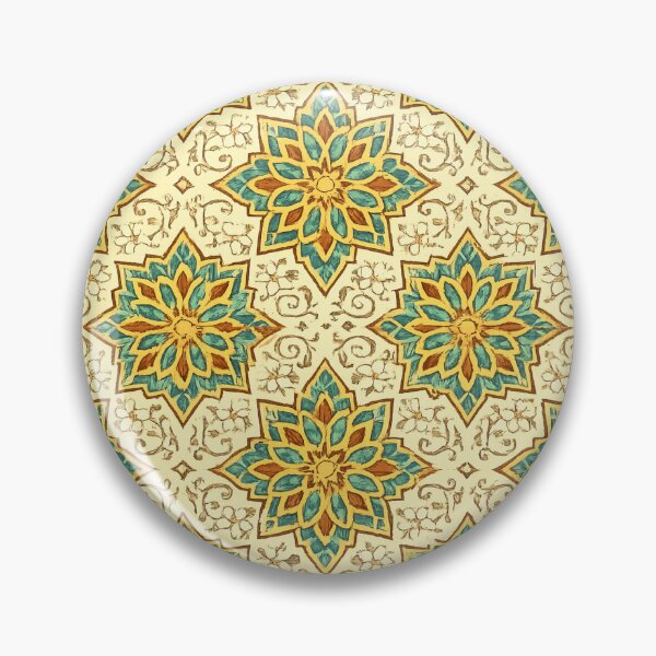 Item preview, Moroccan Star Garden Pattern designed and sold by Myra365Art.