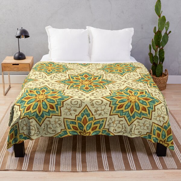 Item preview, Moroccan Star Garden Pattern designed and sold by Myra365Art.