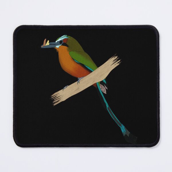 Item preview, Turquoise Browed Motmot Bird Painting designed and sold by Black Bronze Media.