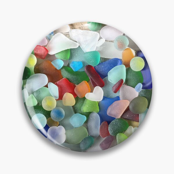 Item preview, Rainbow Seaglass Framed in Driftwood designed and sold by LeslieMac713.