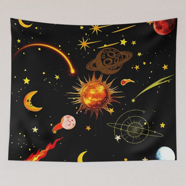 Item preview, Vintage Celestial Space Pattern Art  designed and sold by FahdSpaceArt.