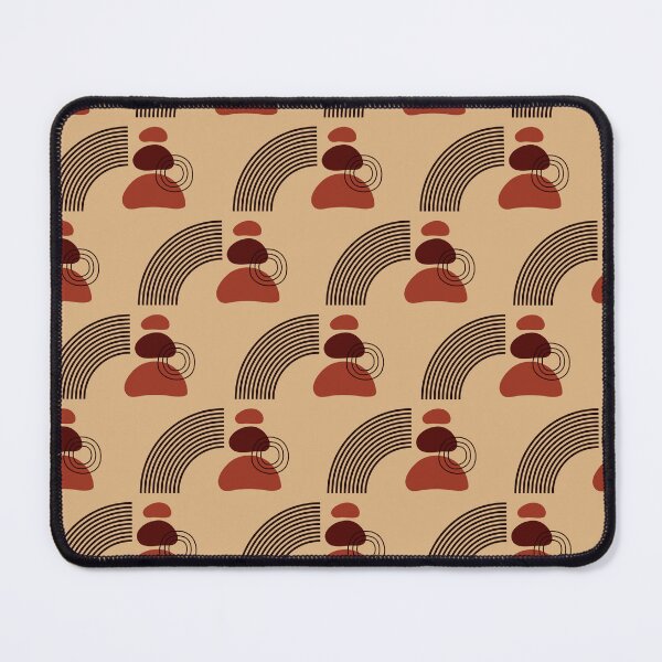 Item preview, Boho Abstract Terracotta Pattern | Zen Stone Arch Seamless designed and sold by Dino-Lune.