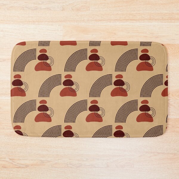 Item preview, Boho Abstract Terracotta Pattern | Zen Stone Arch Seamless designed and sold by Dino-Lune.