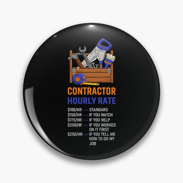 Item preview, Contractor Hourly Rate designed and sold by mybegoniatee.