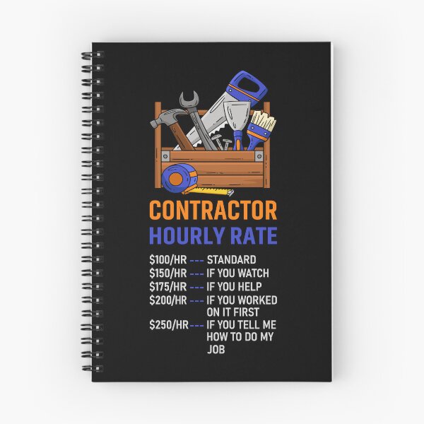 Item preview, Contractor Hourly Rate designed and sold by mybegoniatee.