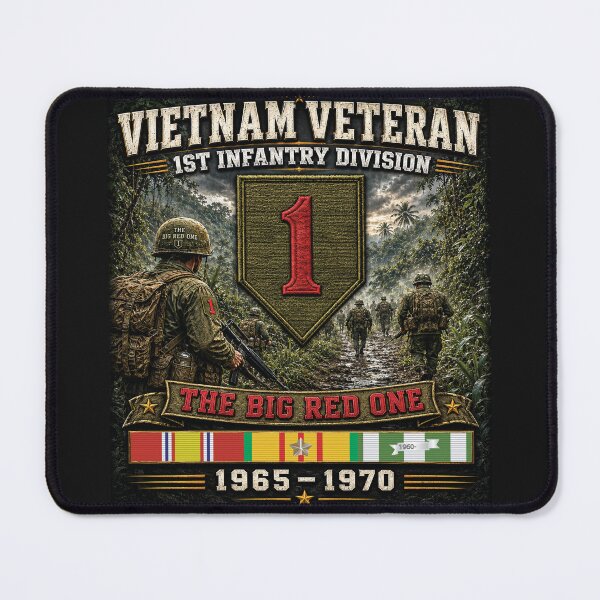 Item preview, 1st Infantry Division - Vietnam Veteran designed and sold by Military Insignia Products.
