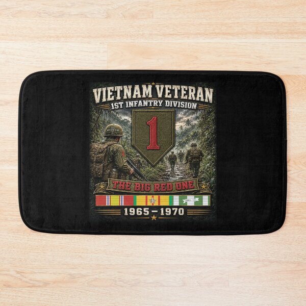 Item preview, 1st Infantry Division - Vietnam Veteran designed and sold by Military Insignia Products.
