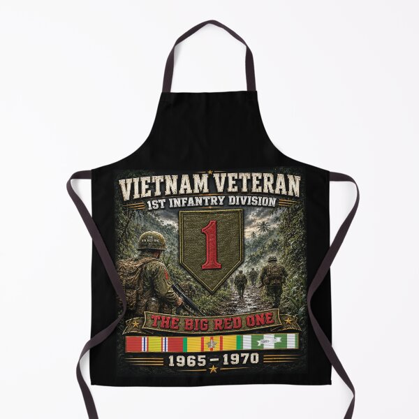 Item preview, 1st Infantry Division - Vietnam Veteran designed and sold by Military Insignia Products.