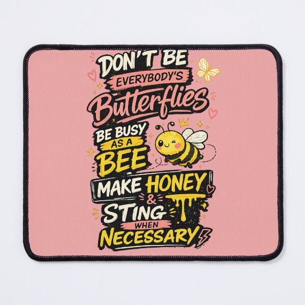 Item preview, Busy as a Bee Motivational Quote Sticker | Cute Bee Hustle Design Make Honey Sting When Necessary designed and sold by sumodesign.