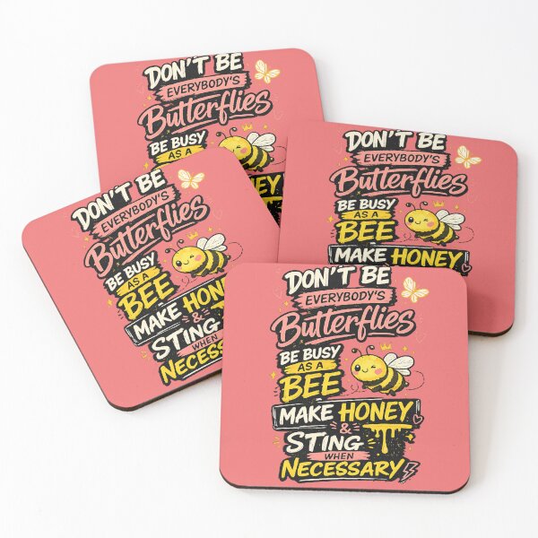 Item preview, Busy as a Bee Motivational Quote Sticker | Cute Bee Hustle Design Make Honey Sting When Necessary designed and sold by sumodesign.