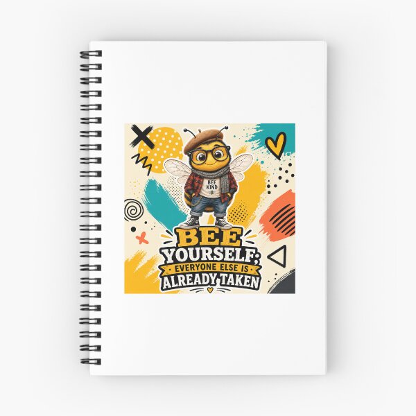 Item preview, Oscar Wilde Inspired Hipster Bumble Bee | Bee Yourself Everyone Else Is Already Taken | Cute Bee designed and sold by Donsean22.