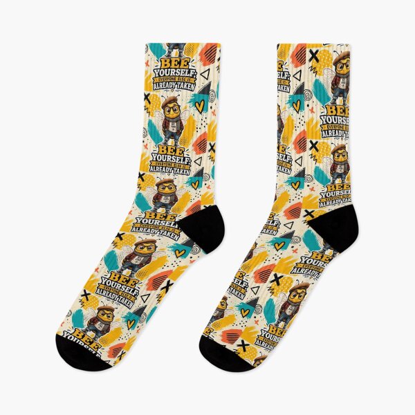 Item preview, Oscar Wilde Inspired Hipster Bumble Bee | Bee Yourself Everyone Else Is Already Taken | Cute Bee designed and sold by Donsean22.