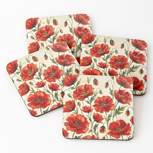 Item preview, Red Poppies  designed and sold by GraphicsClub.