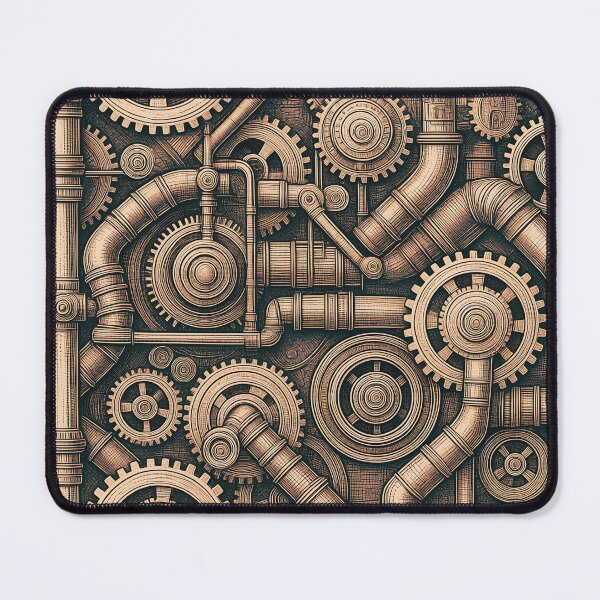 Item preview, Victorian Mechanism - Golden Steampunk Background designed and sold by Liberty4Punk.