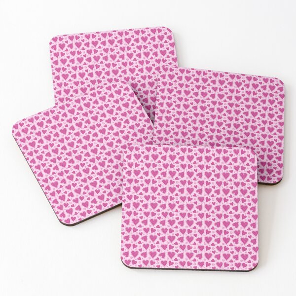 Item preview, Pink heart pattern designed and sold by chloebushart.