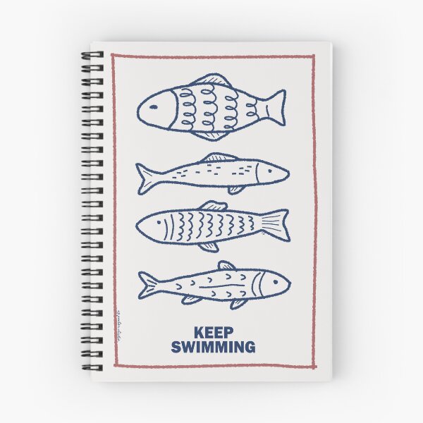 Item preview, Keep Swimming - Cream Edition designed and sold by SZPosterStudio.