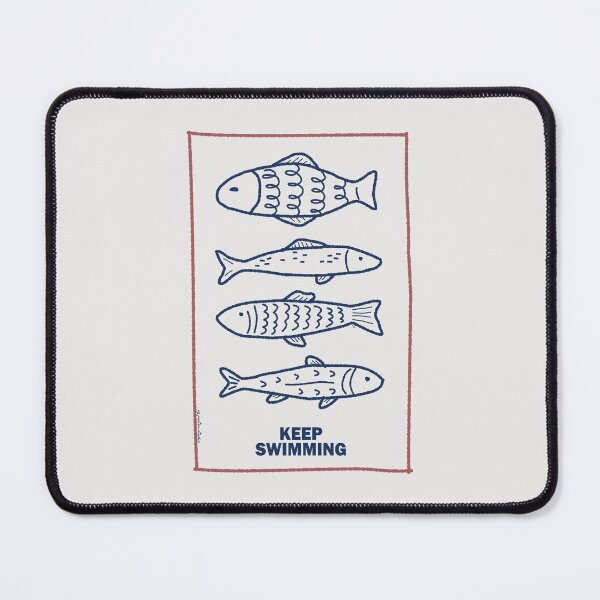 Item preview, Keep Swimming - Cream Edition designed and sold by SZ Art Studio.