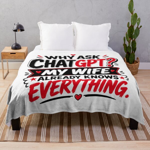 Item preview, Funny Wife Knows Everything Quote designed and sold by HiteshArt111.