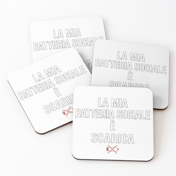 Item preview, La mia batteria sociale è scarica - Design per Introversi designed and sold by MyTeePlace.