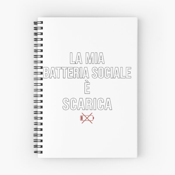 Item preview, La mia batteria sociale è scarica - Design per Introversi designed and sold by MyTeePlace.