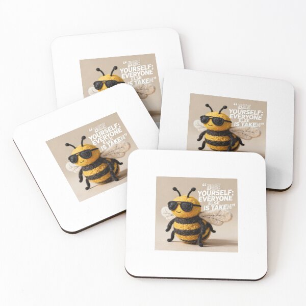 Item preview, Oscar Wilde Inspired Cool Bumble Bee | Bee Yourself Everyone Else Is Already Taken designed and sold by Donsean22.
